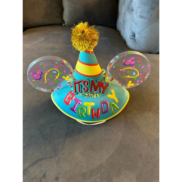 Disney Other - Disney "It's My Birthday" Retro Mickey Ear Cap